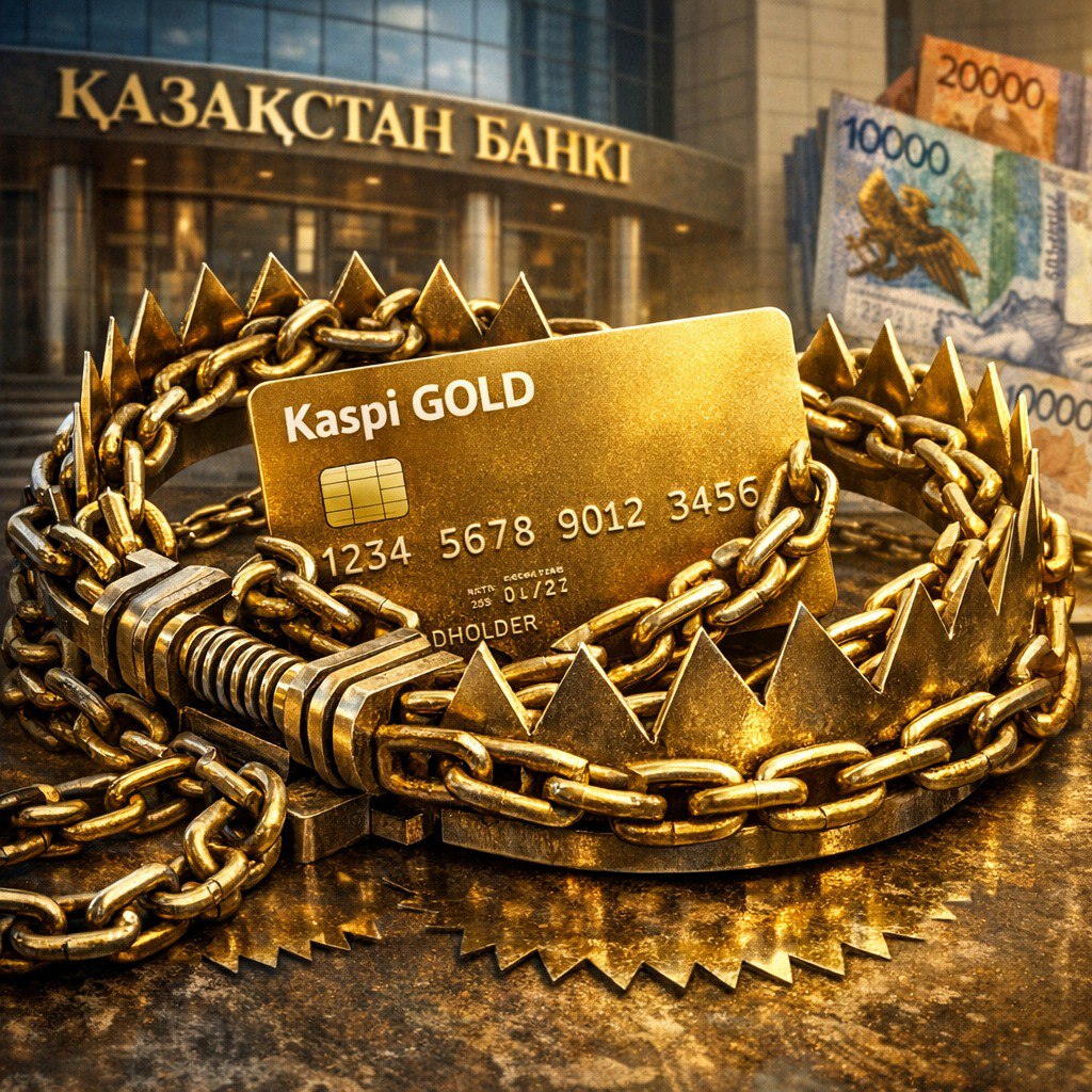 Kaspi Gold 10 000 теңге болады: Банк комиссияны бес есе өсіріп, жаңа тарифтерді жариялады