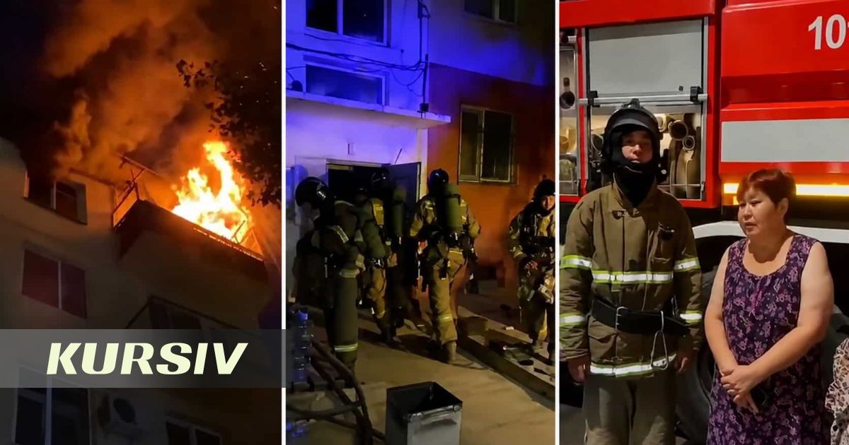 Пожар в пятиэтажке Балхаша едва не перекинулся на соседние квартиры