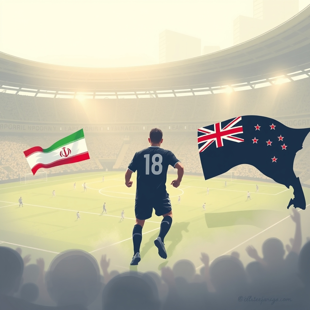 Iran and New Zealand draw in politically charged World Cup match in LA