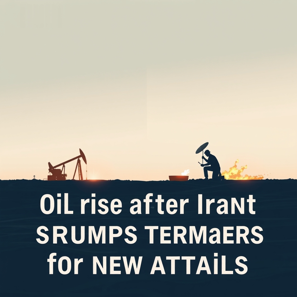 Oil rises after Iran shuts Hormuz again, Trump threatens new attacks