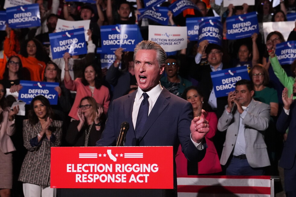 California Gov. Newsom says Trump's Justice Department is investigating him and his wife