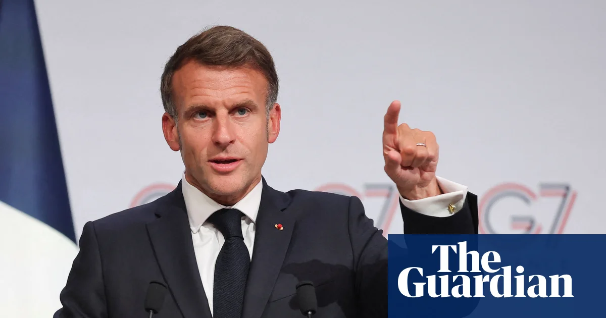 Макрон приветствует согласование позиций США с G7 по Украине