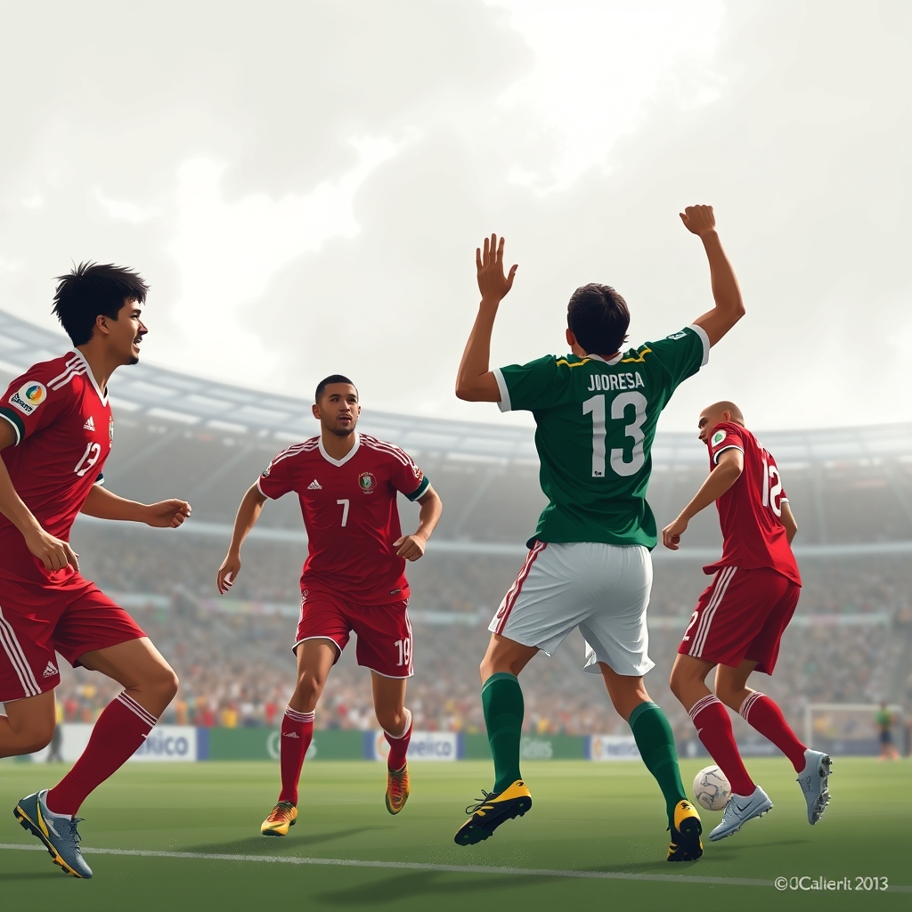 Mexico beat nine-man South Africa in World Cup opener
