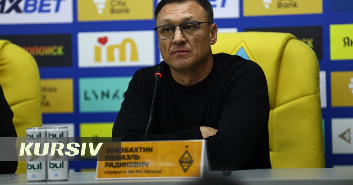 Рафаэль Уразбахтин «Қызылжарды» 3:0 есебімен ұтқаннан кейін Дастанға қуанышты