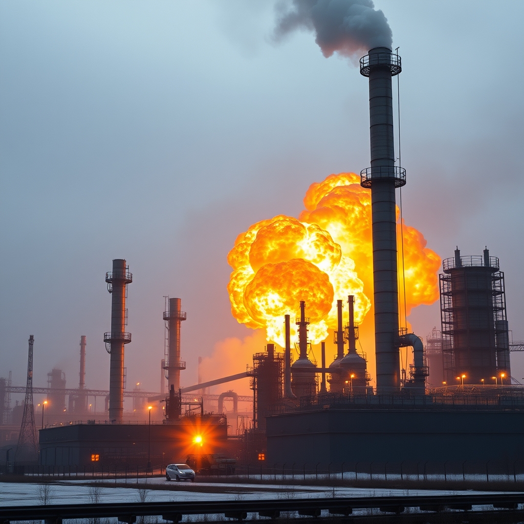 Ukraine brings war to Moscow as huge blasts shake refinery