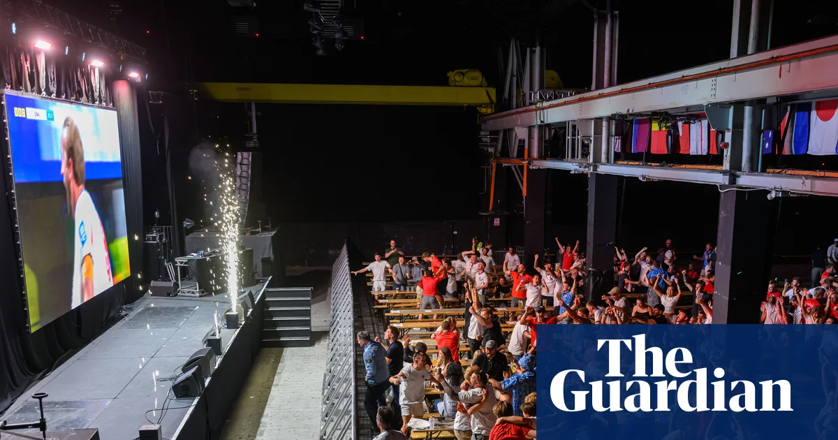 England fans celebrate win over DR Congo: 'Watching England is emotional'