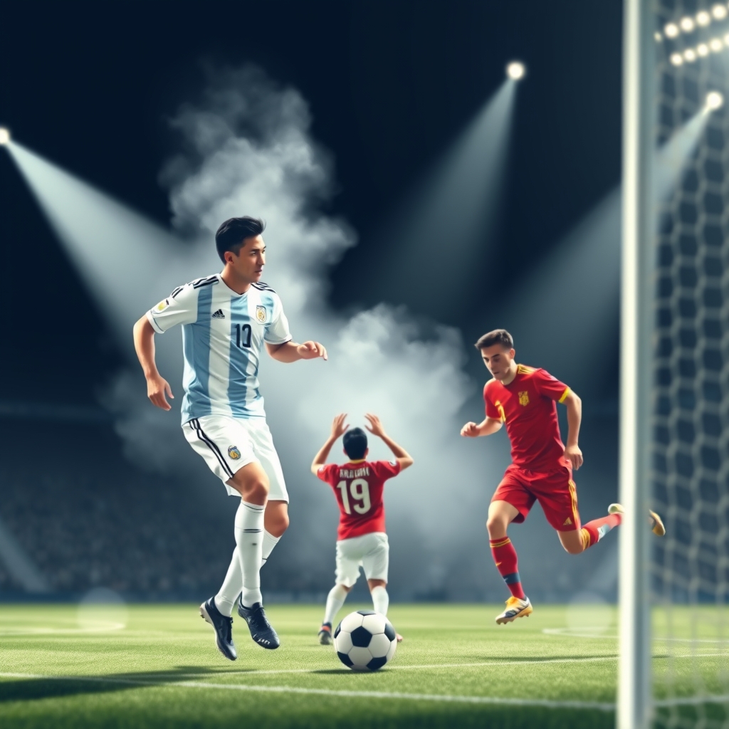 World Cup final between 10-man Argentina and Spain goes to extra time