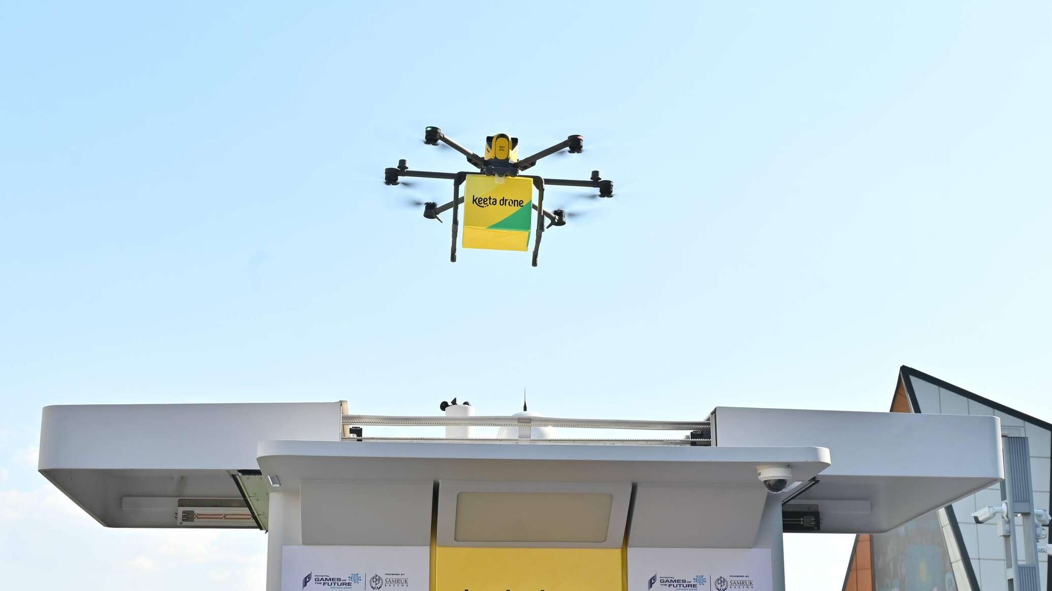 Drone delivery service launched in Astana