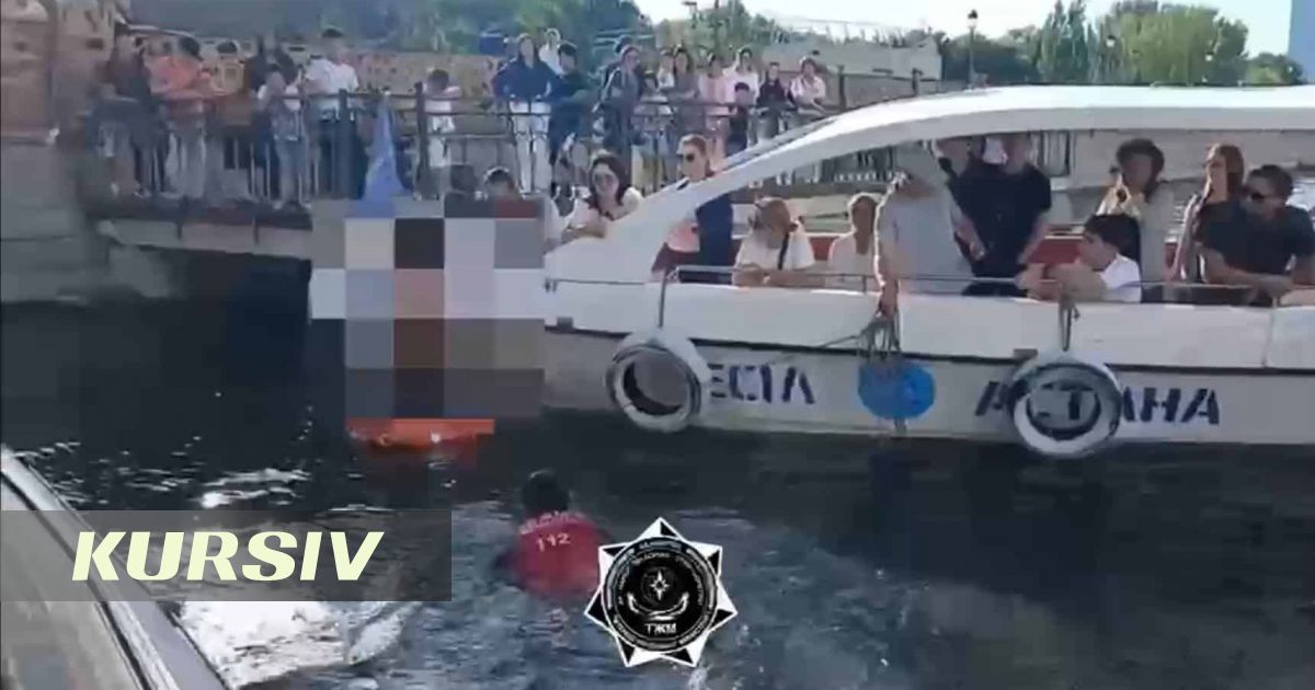 В Астане пьяный мужчина упал с моста, пытаясь сделать селфи