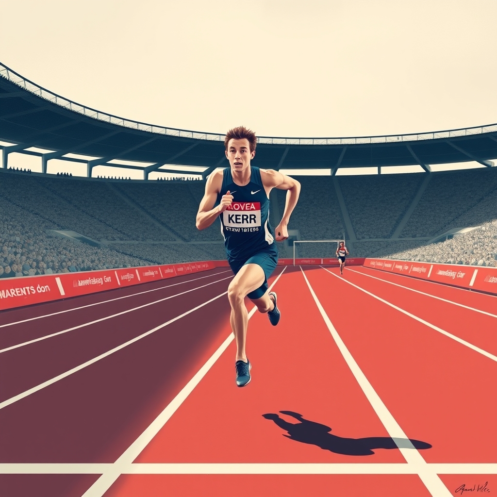 Britain's Kerr smashes long-standing world mile record