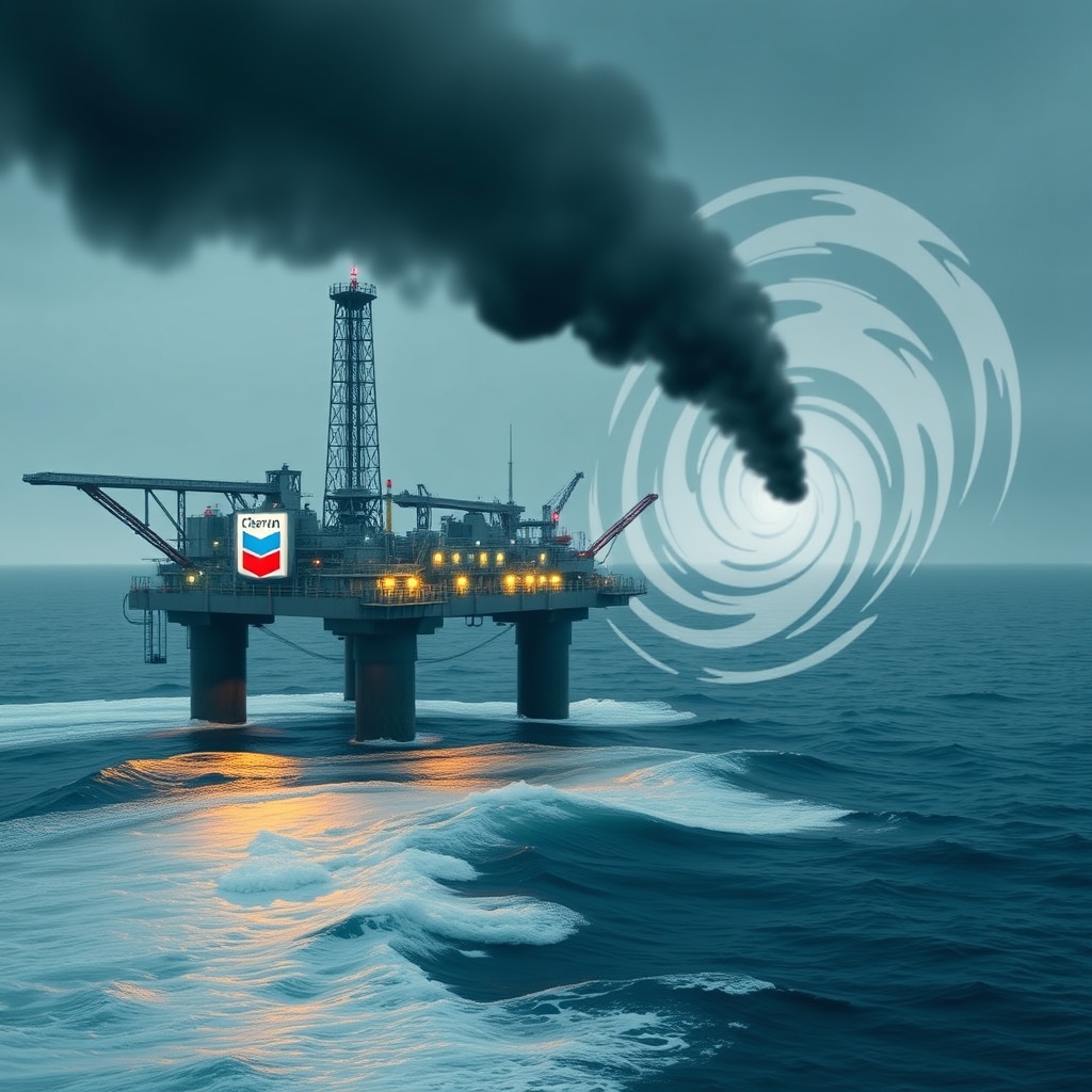 Chevron shuts US Gulf platform as tropical storm develops