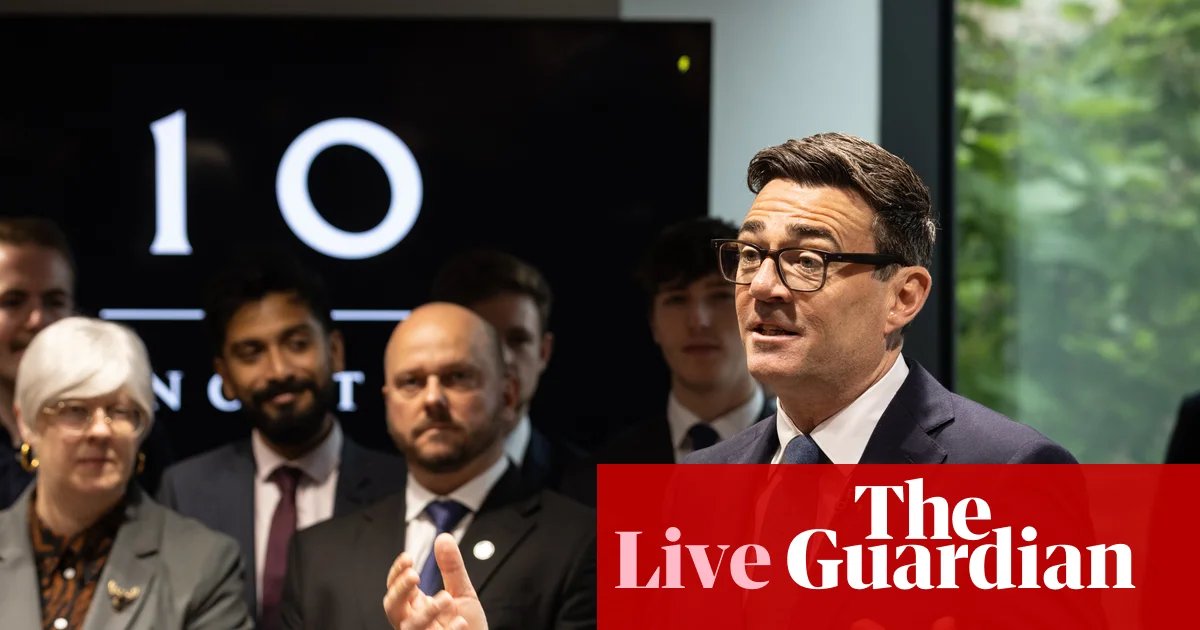 Andy Burnham spends first working day at new No 10 North in Manchester