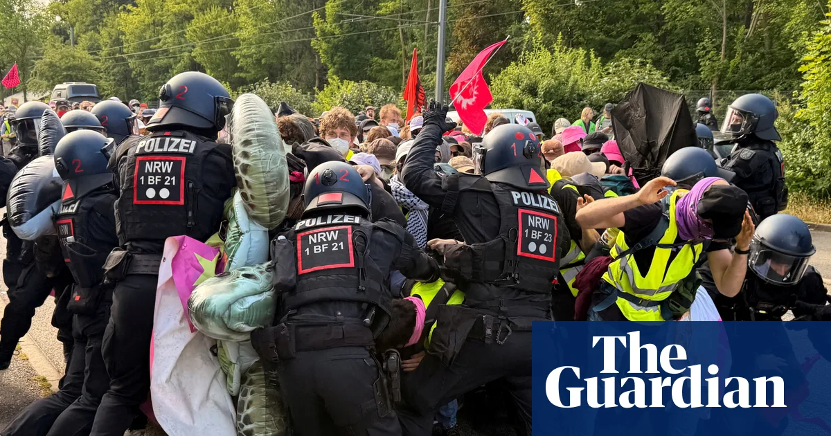 Полиция Германии столкнулась с протестующими против конференции ультраправой AfD