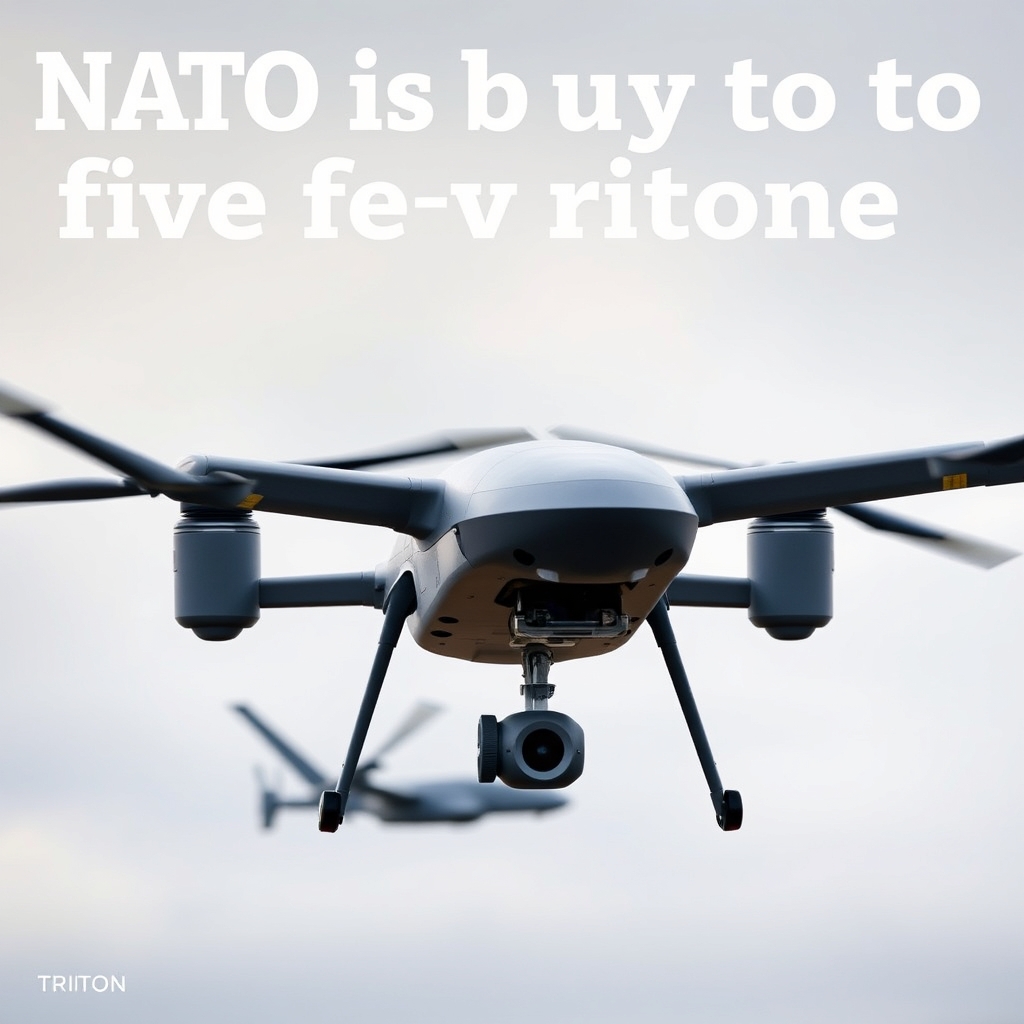 NATO to buy up to five Triton surveillance drones
