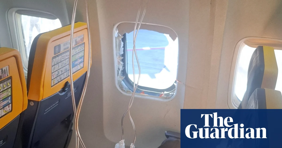 'If we die, we die together': wife of Ryanair passenger almost sucked through window speaks