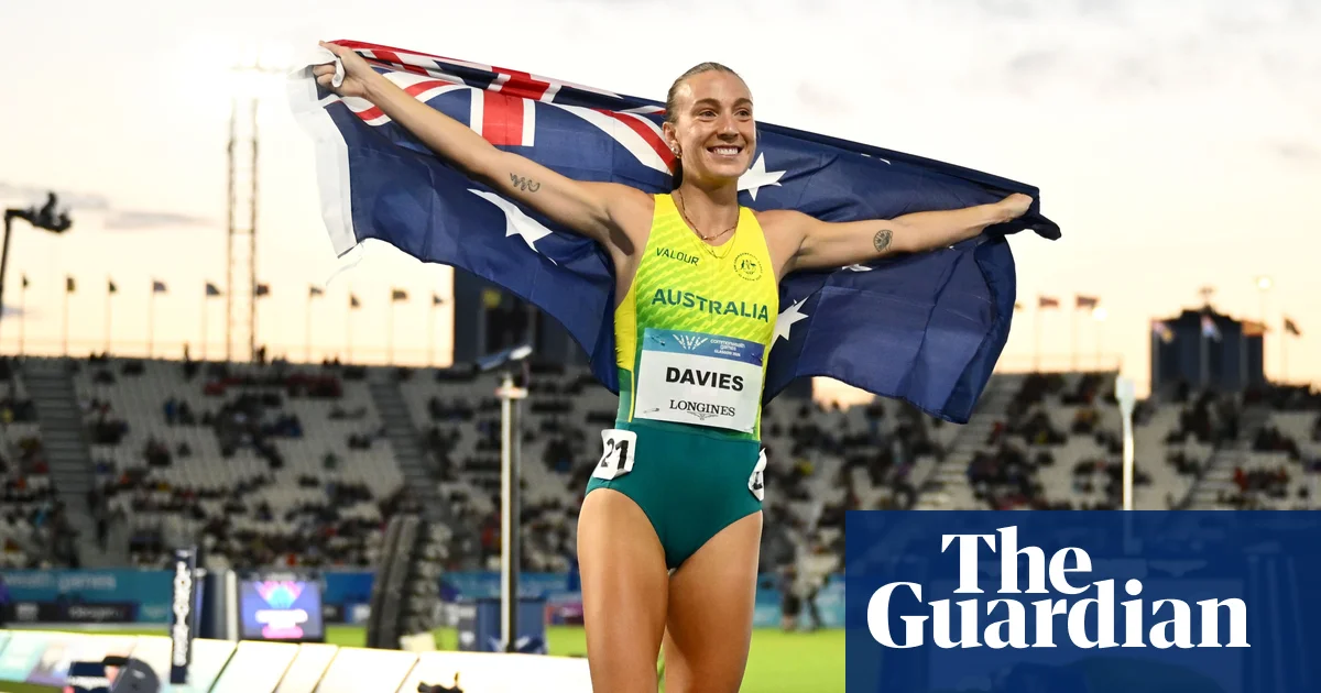 Australian Rose Davies wins gold in 5,000m in second Commonwealth Games triumph