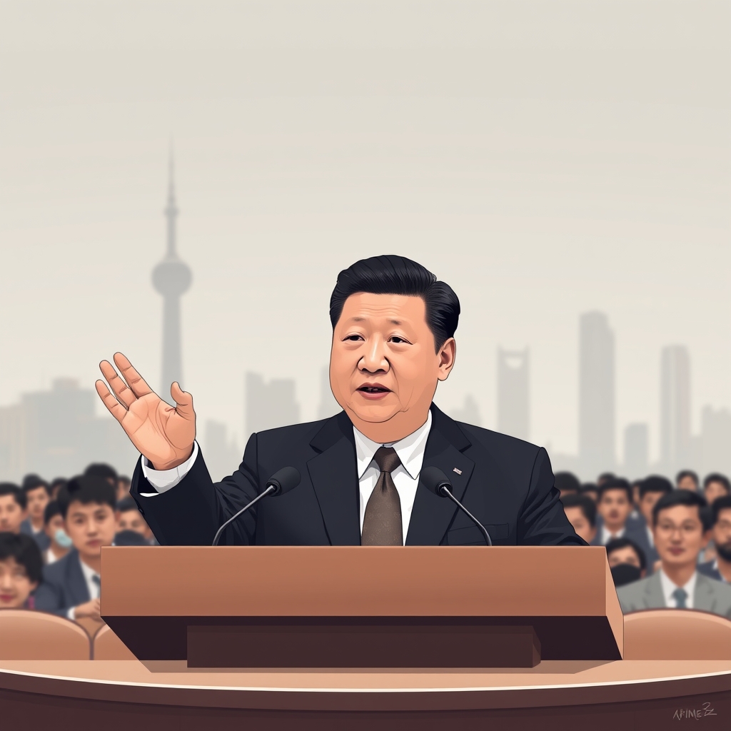 China's Xi promotes China's commitment to AI access in speech at Shanghai confer