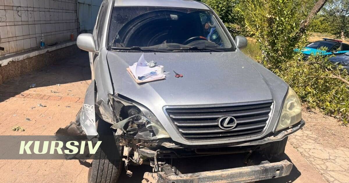Работник угнал Lexus у спящего хозяина и разбил его в ДТП в Степногорске