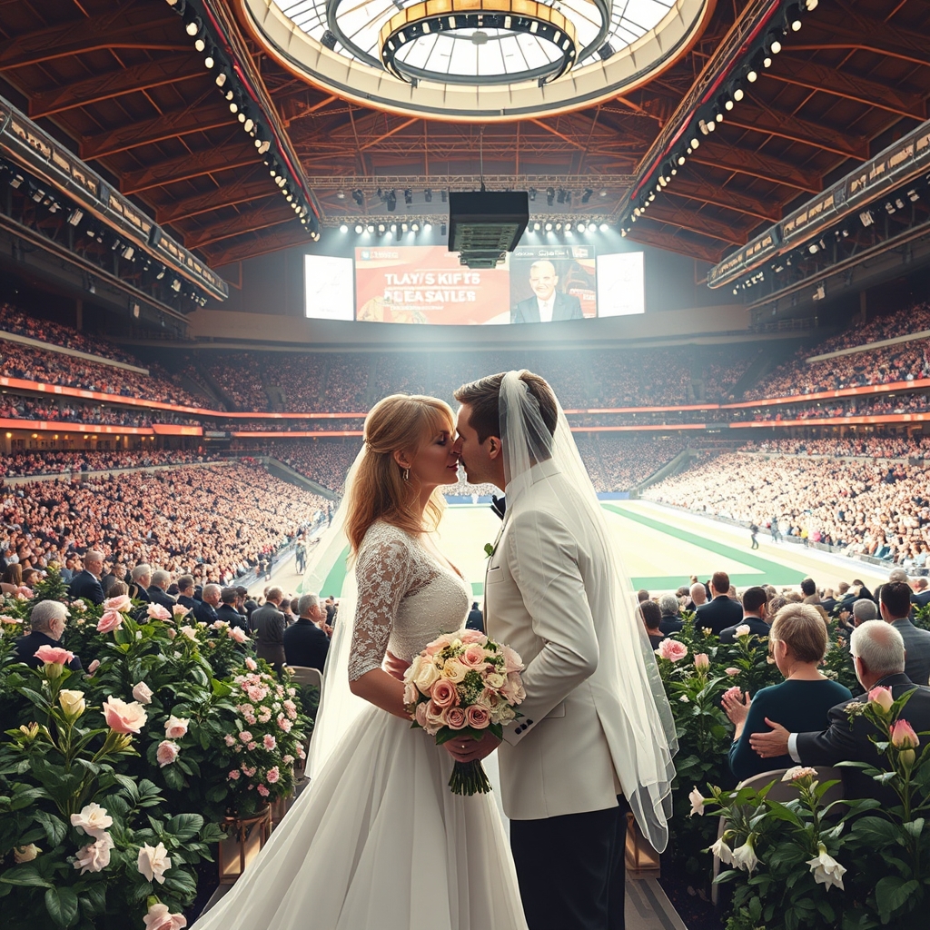 Taylor Swift, Travis Kelce wed in intimate garden inside arena