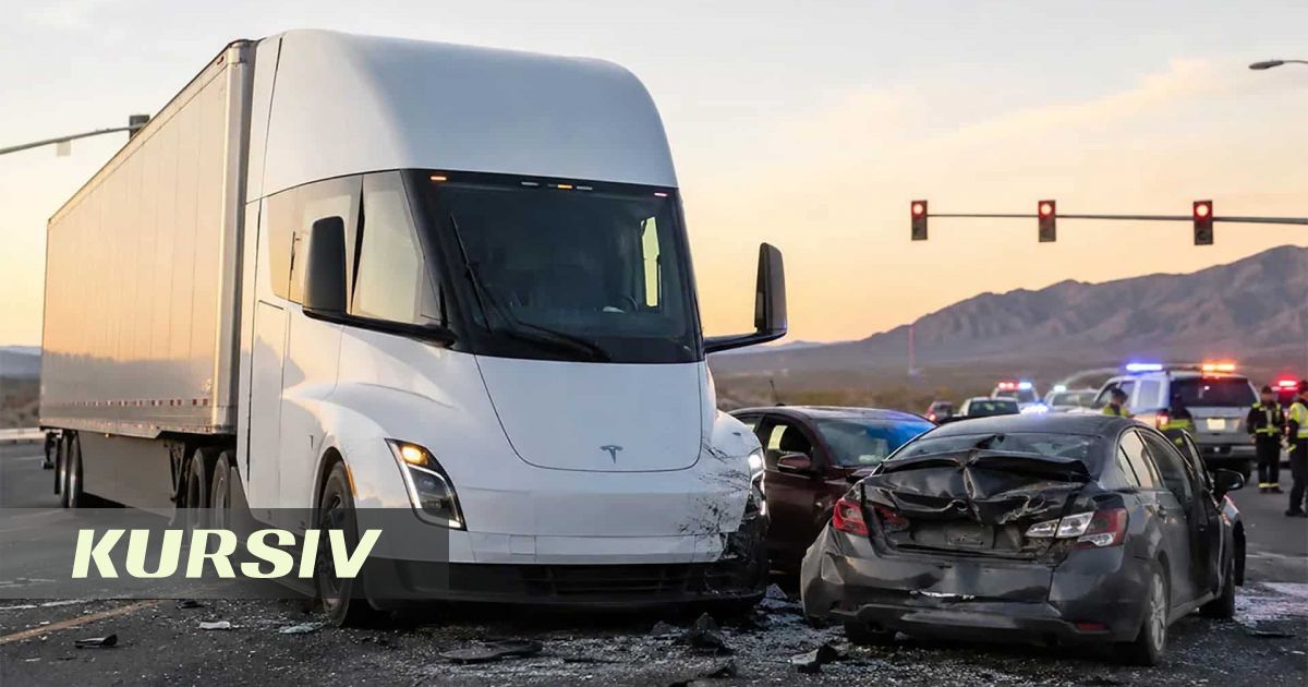 Электротягач Tesla Semi впервые попал в смертельное ДТП