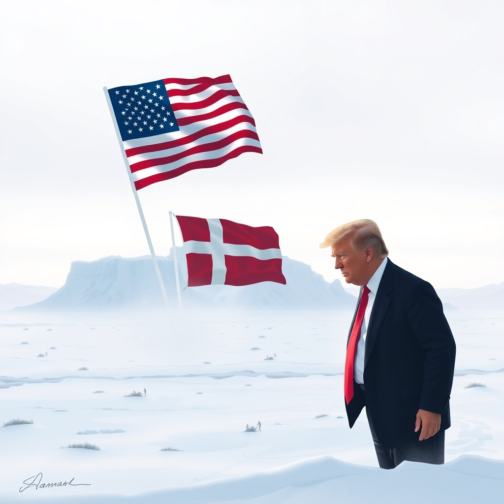 Trump says Greenland should be controlled by the US, not Denmark