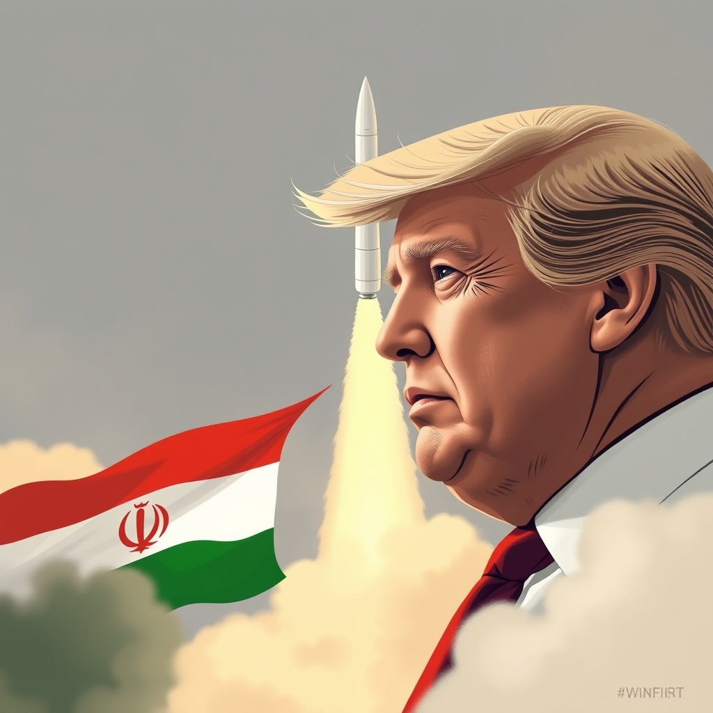 Trump says missiles aimed at Iran if Tehran targets US president