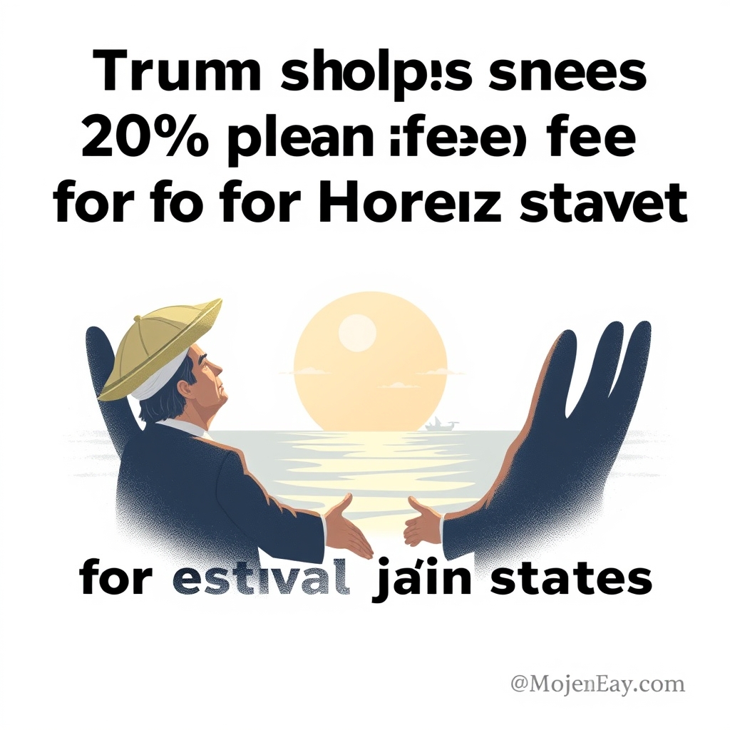 Trump drops 20% fee plan for Hormuz Strait in favor of deals with Gulf states