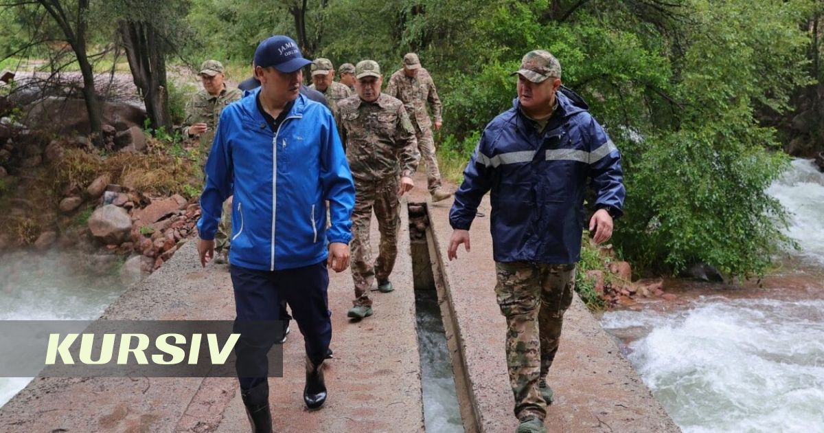 Аким Жамбылской области поручил усилить контроль за селевой опасностью