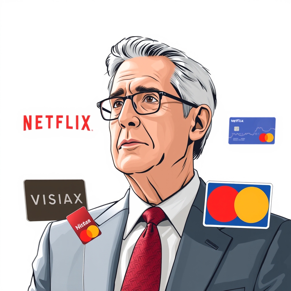 Ackman unveils six new investments including Netflix, Visa, Mastercard