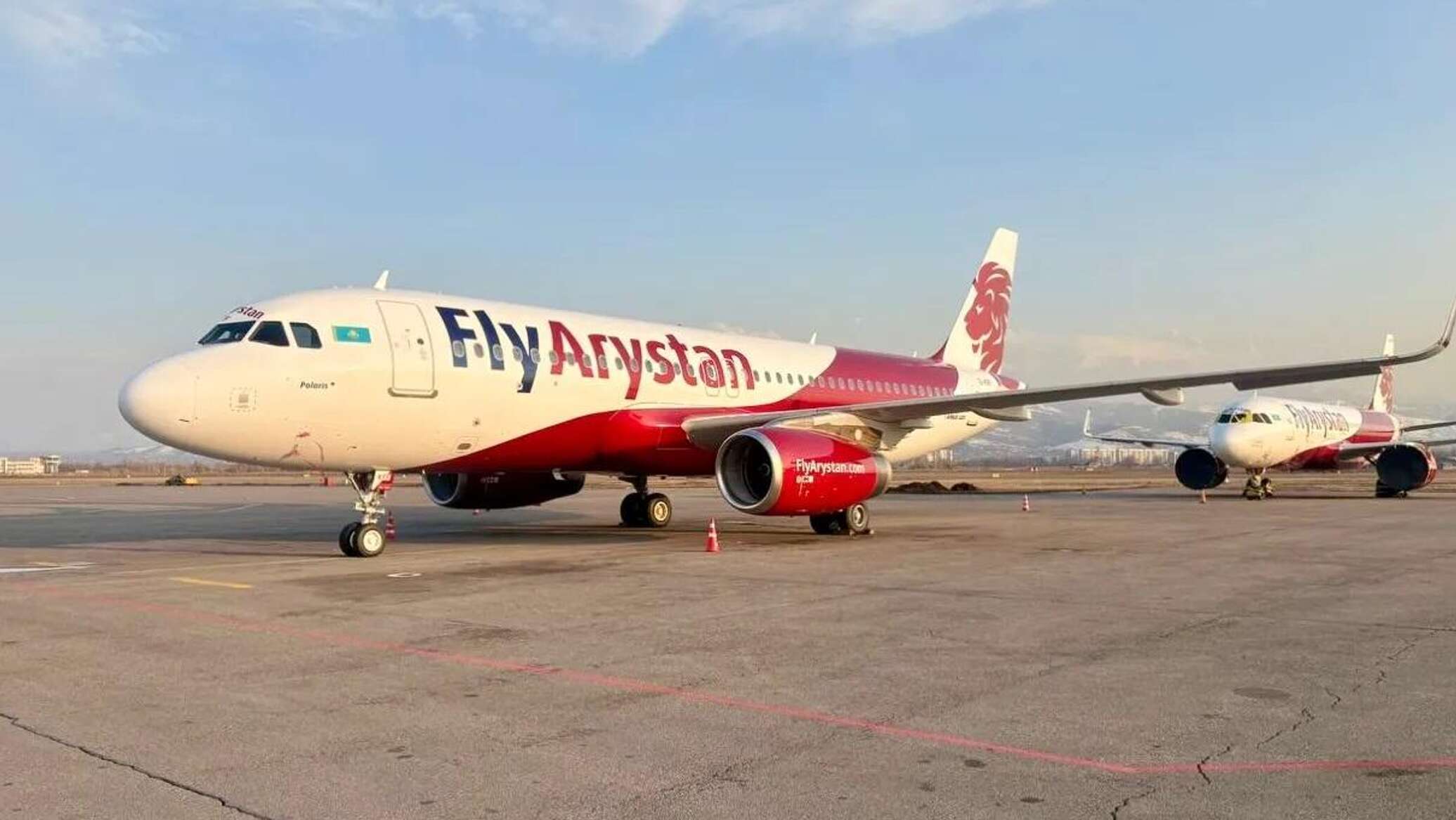 Fire on FlyArystan plane at Almaty airport injures one