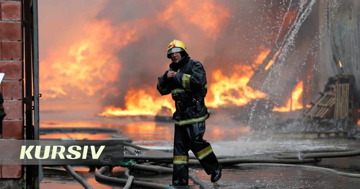 Алматыдағы Алмалы ауданында ірі өрт толық сөндірілді