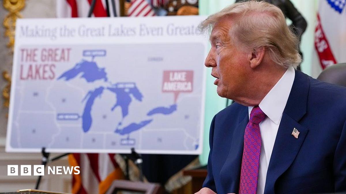 Trump urges Apple to rename Lake Ontario to 'Lake America' on maps