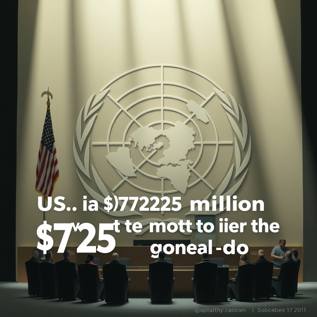 US plans $725 million payment towards its large UN debt
