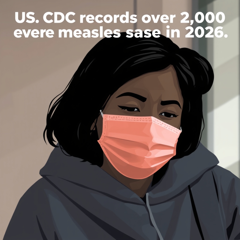 US CDC records over 2,500 measles cases in 2026
