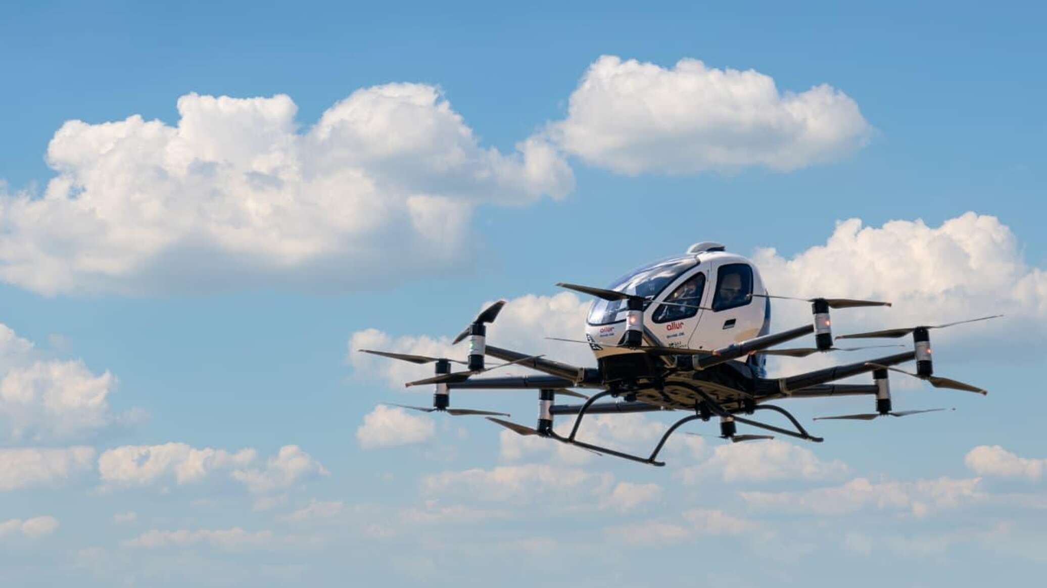 Passenger drone takes to the skies over Astana for the first time