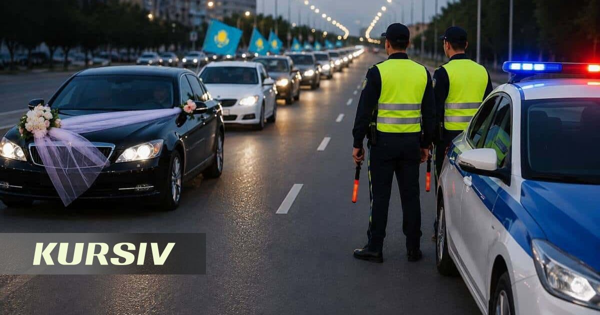 Атырауда той кортежінің сегіз қатысушысы жазаланды