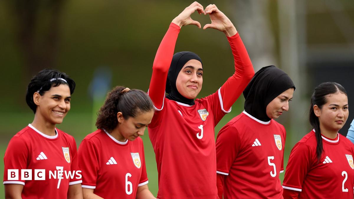 Afghan women's football team reunite 8,000 miles from home