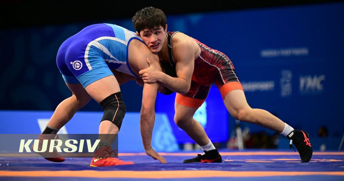 Kazakh freestyle wrestler Bekasyl Asambek wins silver at Youth World Championships