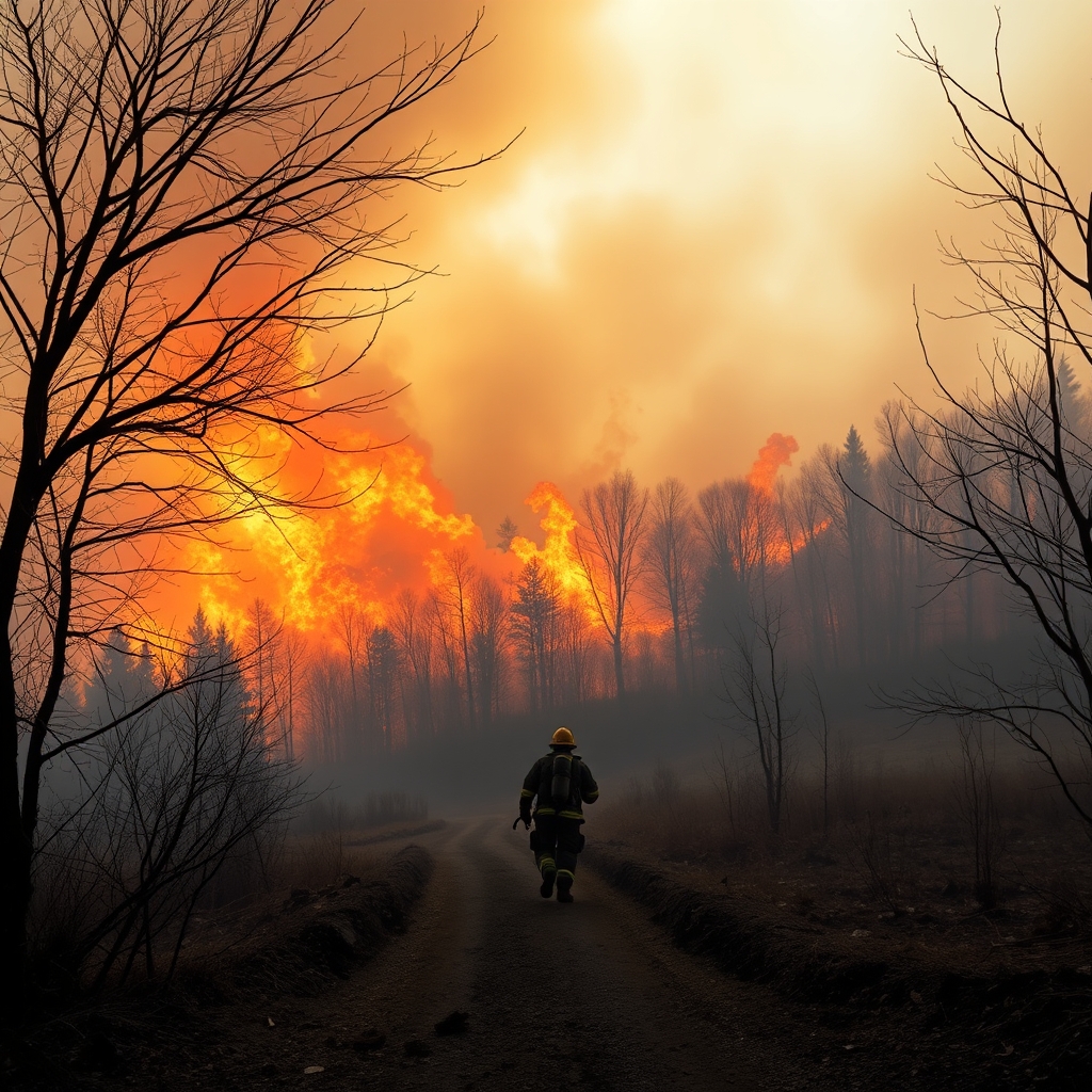 Belgium's biggest wildfire on record heads towards Germany