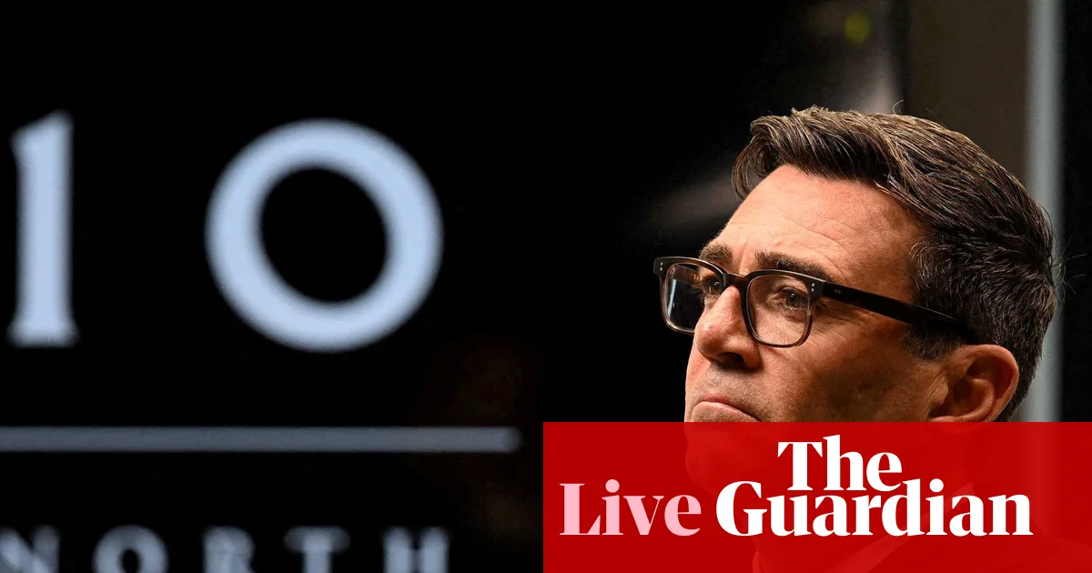 Burnham to chair growth meeting at No 10 North