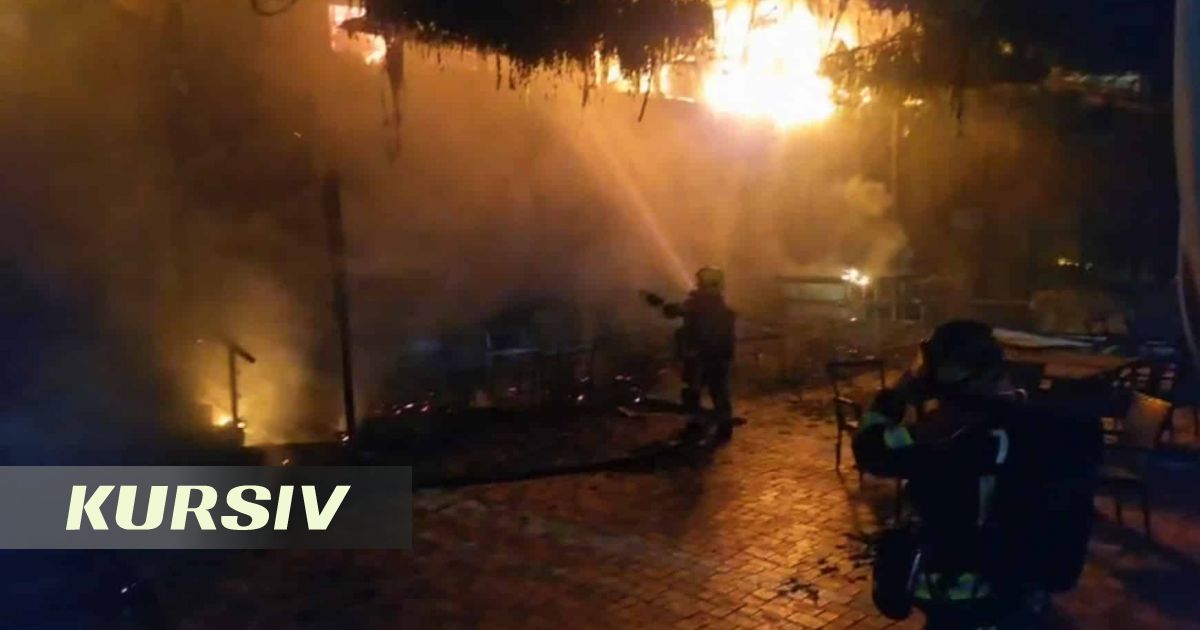 Fire in Besagash Restaurant Fully Extinguished, 460 sqm