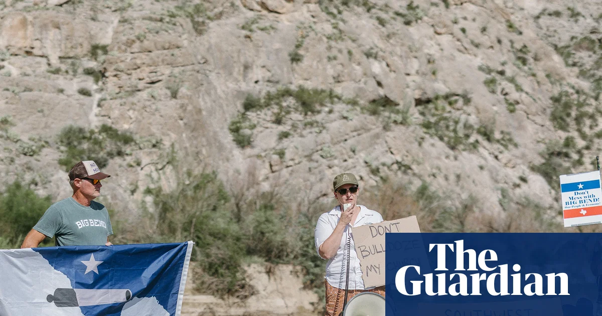 Devastating bulldozer work in Big Bend National Park as Trump border construction continues