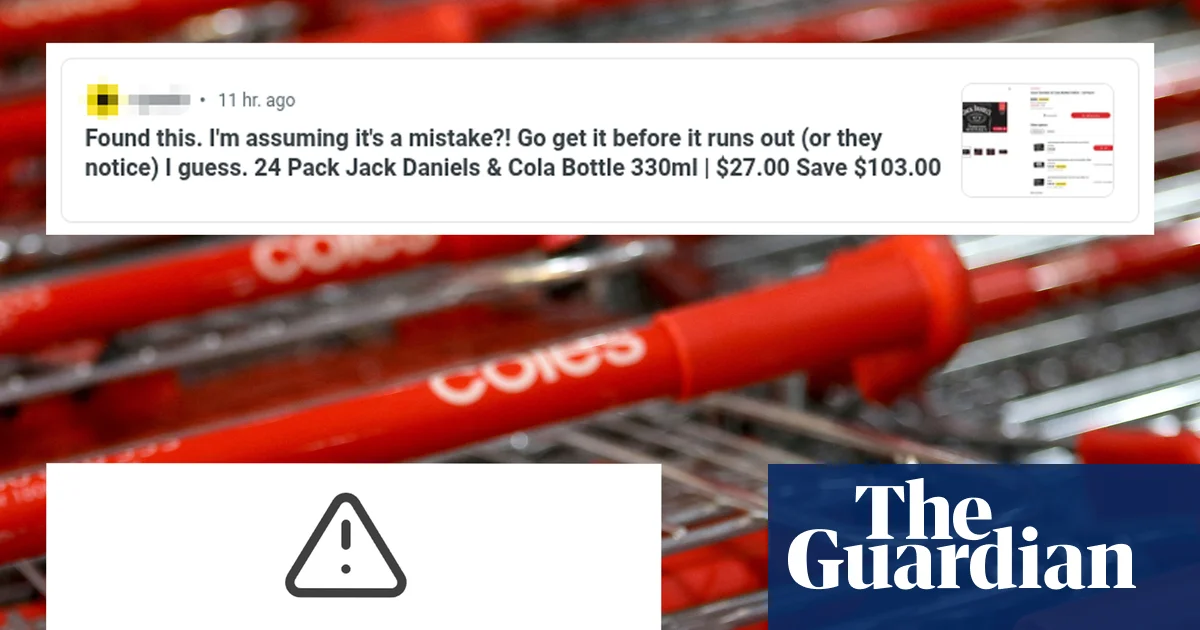 Сайт Coles отключился после вирусного поста в Reddit