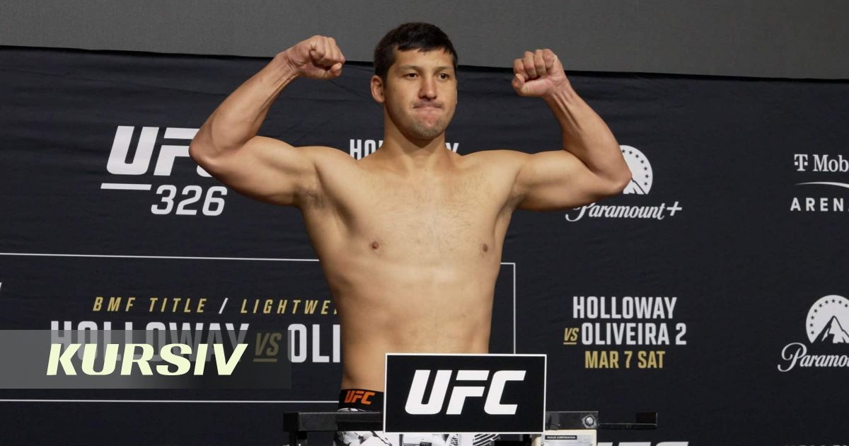 Kazakh UFC fighter Diyar Nurgozhay knocks out opponent at UFC Fight Night 284