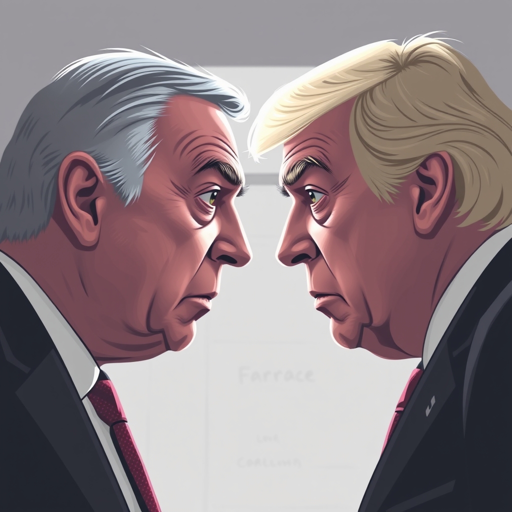 Farage faces off against Count Binface in election