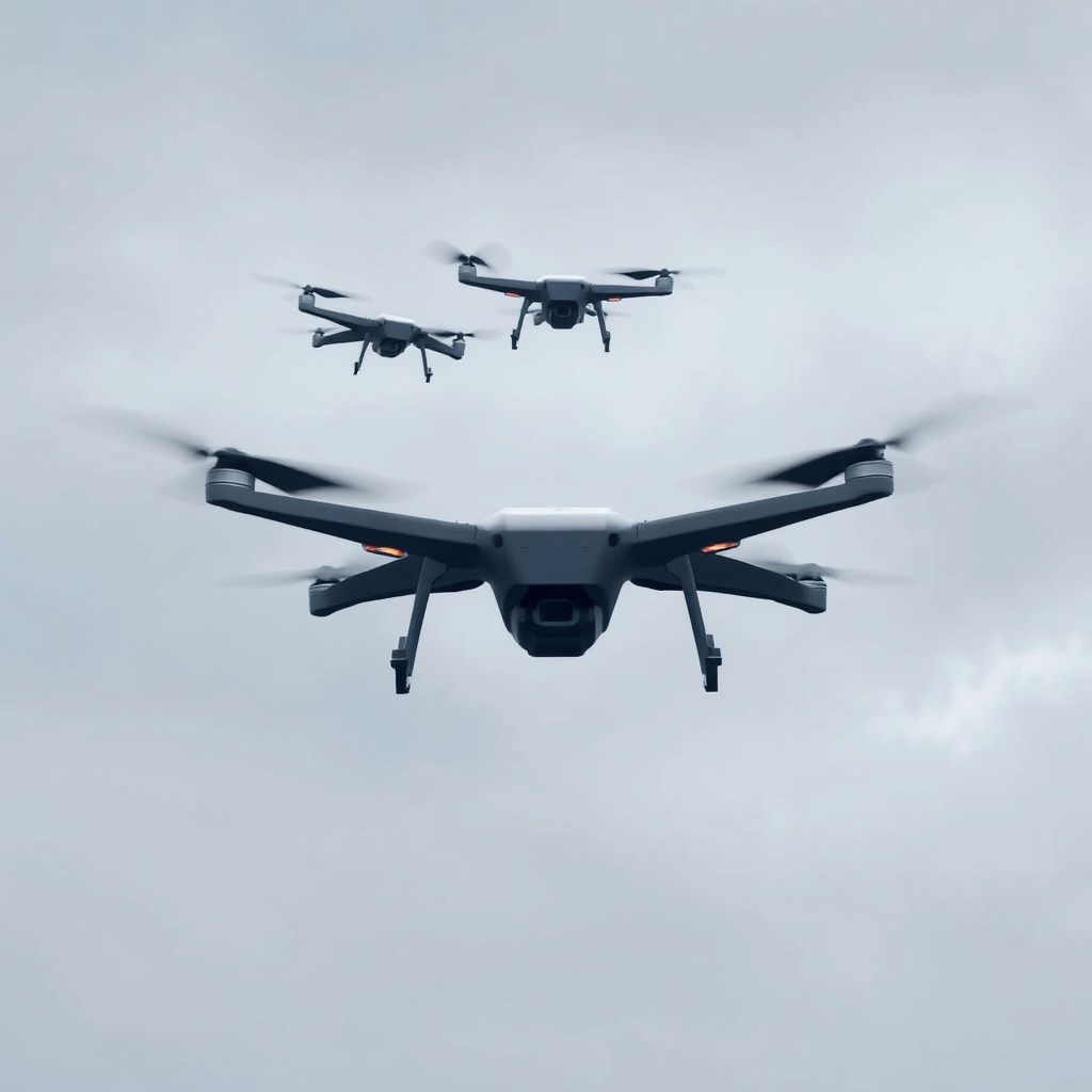 Drones spotted above German military base again