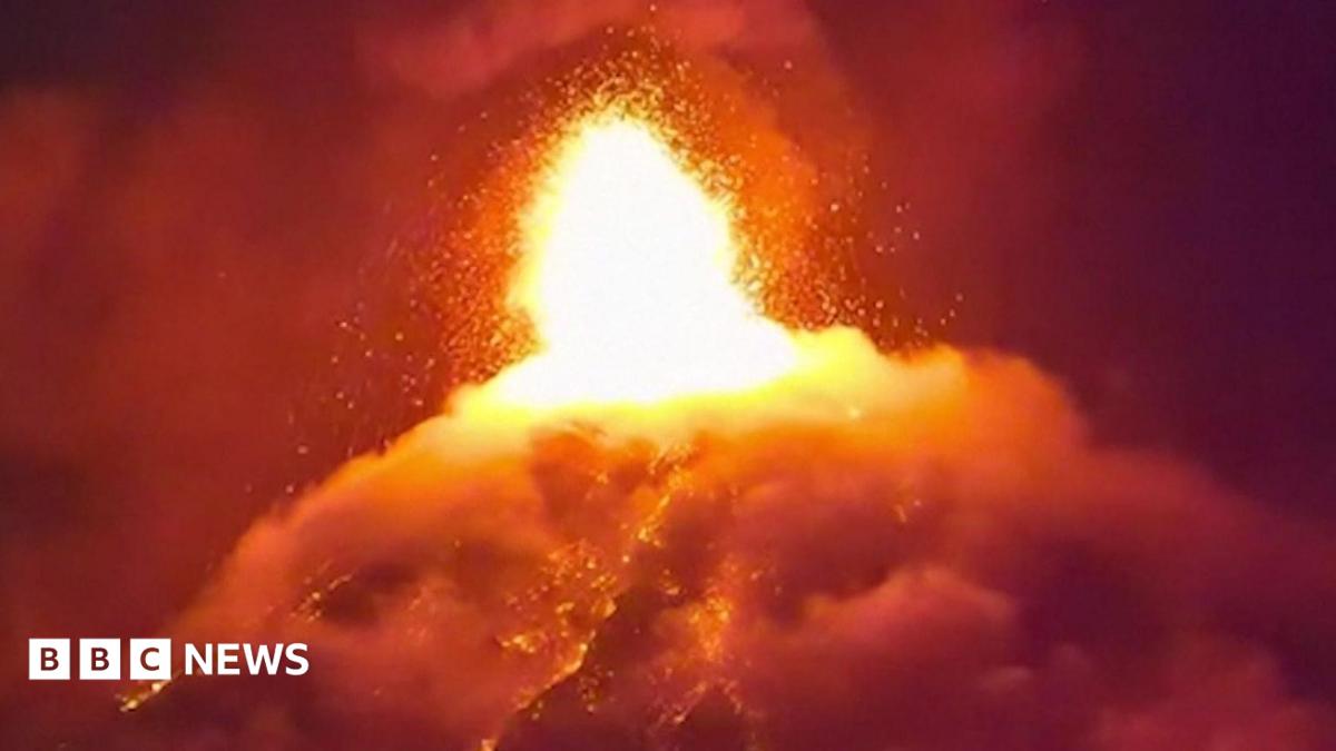 Guatemala's Fuego volcano eruption sends lava and ash skyward