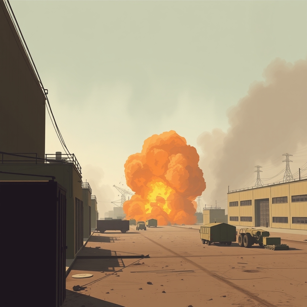 Large explosion rips through Italian munitions factory