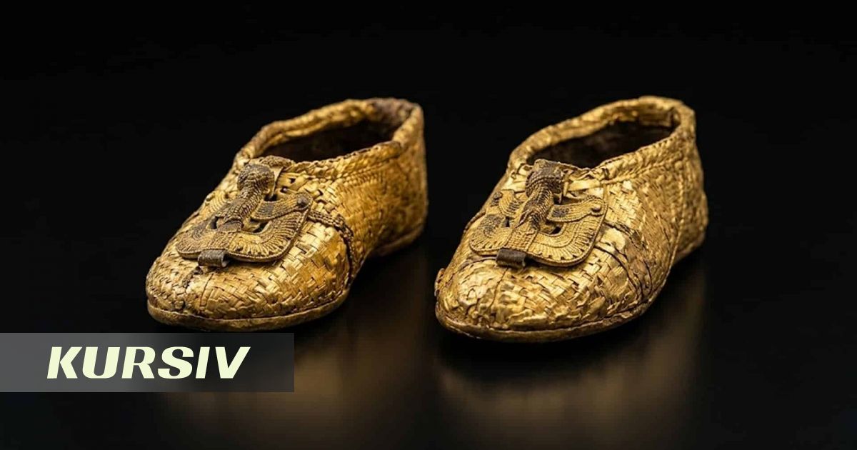 На берегу Каспийского моря найдены золотые туфли возрастом 1500 лет