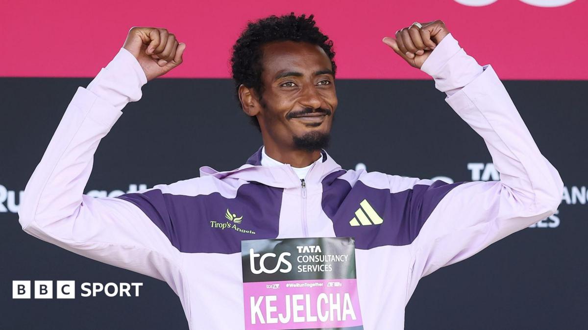 Kejelcha breaks men's half marathon world record by 29 seconds